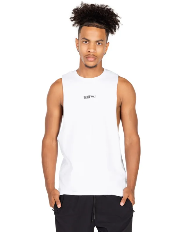 Staple Drop Arm Tank - White sold by Elite Eleven