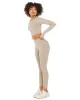 Aura Crop Long Sleeve - Vintage Khaki sold by Elite Eleven