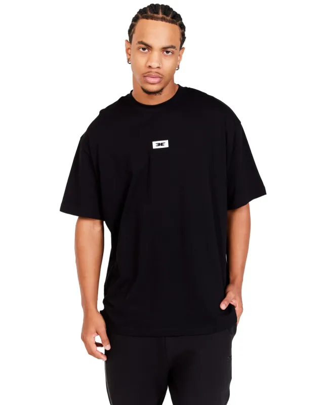 Block Oversized Tee - Black sold by Elite Eleven
