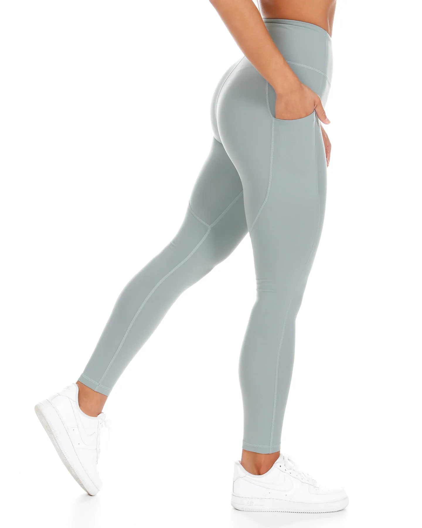 Aura Ascend Leggings - Pale Sage sold by Elite Eleven
