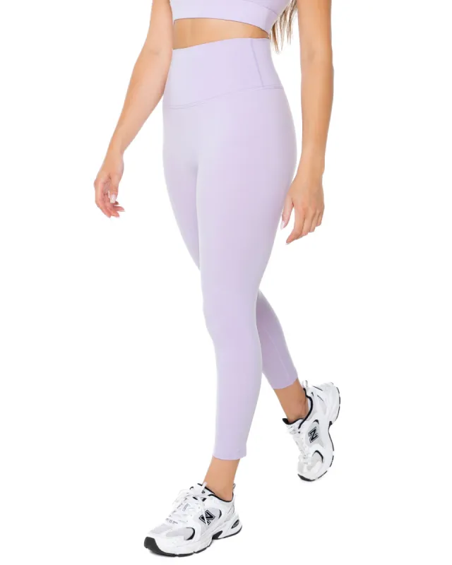 7/8 Aura Scrunch Leggings - Lilac sold by Elite Eleven