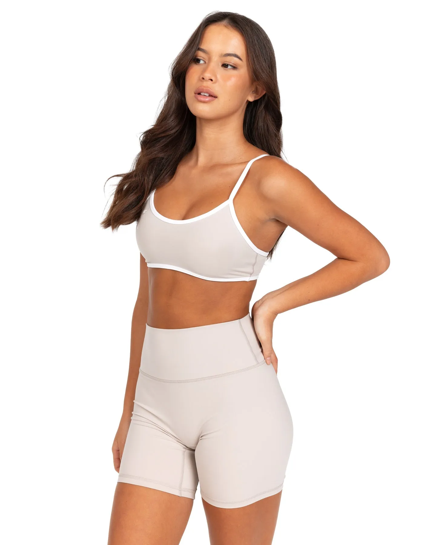 Micro Contrast Bra - Oat Latte sold by Elite Eleven product image thumbnail 4