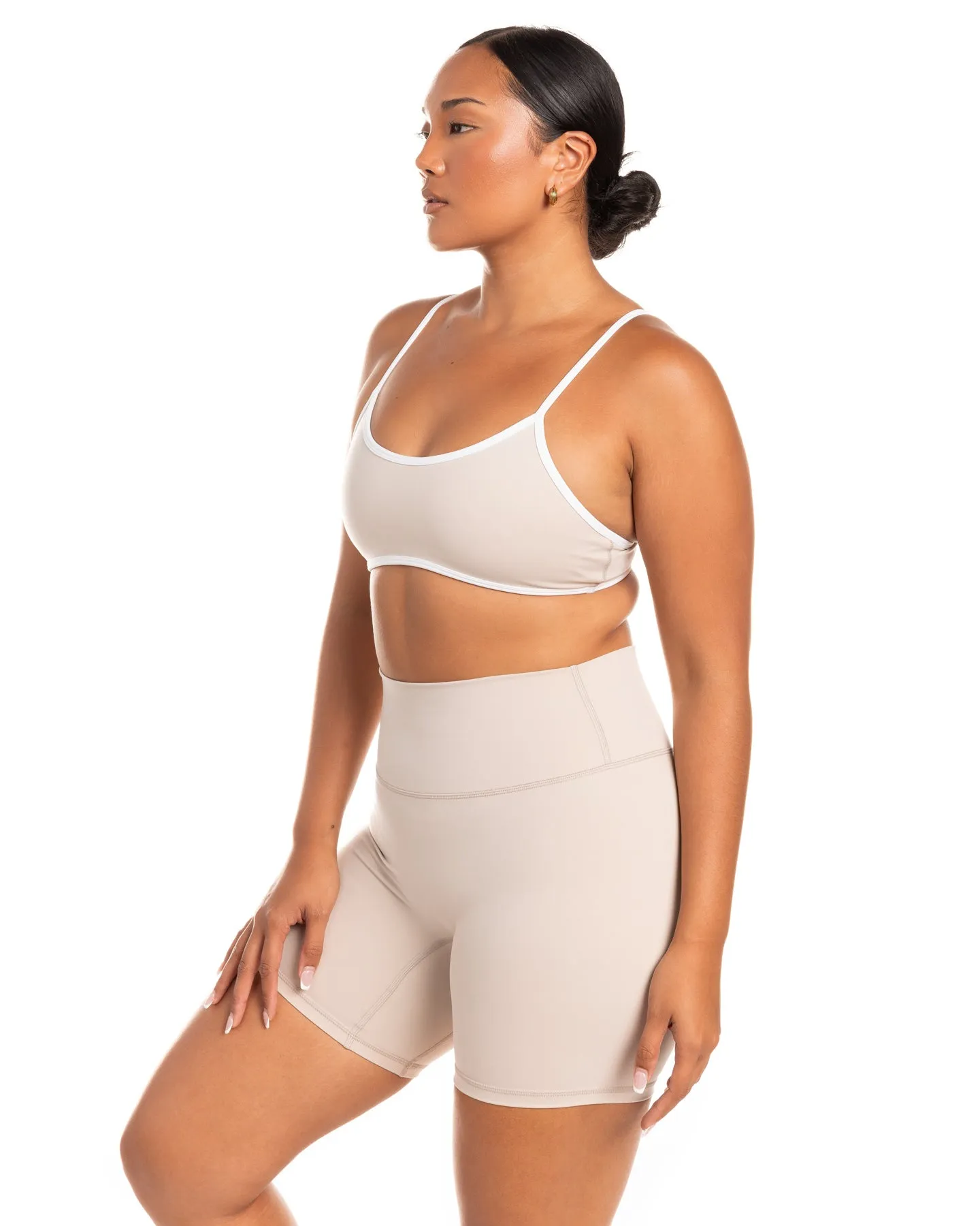 Micro Contrast Bra - Oat Latte sold by Elite Eleven product image thumbnail 5