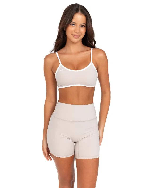 Micro Contrast Bra - Oat Latte sold by Elite Eleven