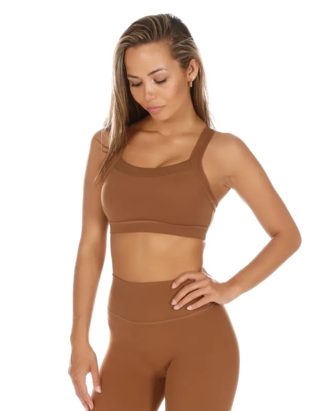 AuraLuxe Bra - Mocha sold by Elite Eleven