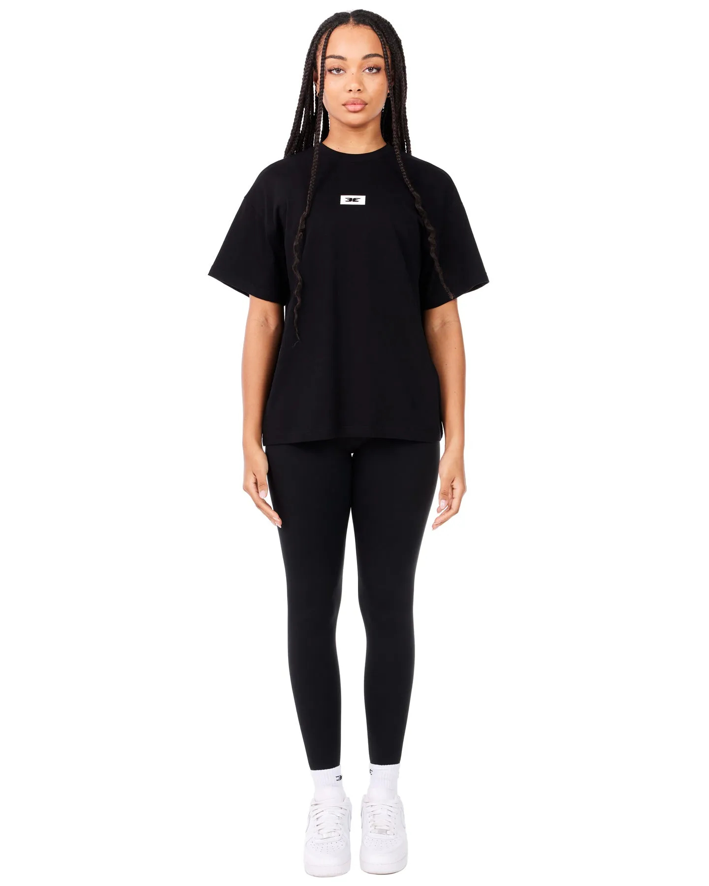 Women's Block Oversized Tee - Black sold by Elite Eleven product image thumbnail 3