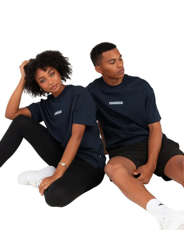 Box Registered Tee - Navy sold by Elite Eleven
