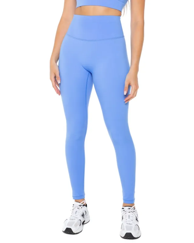 Aura Scrunch Leggings - Powder Blue sold by Elite Eleven