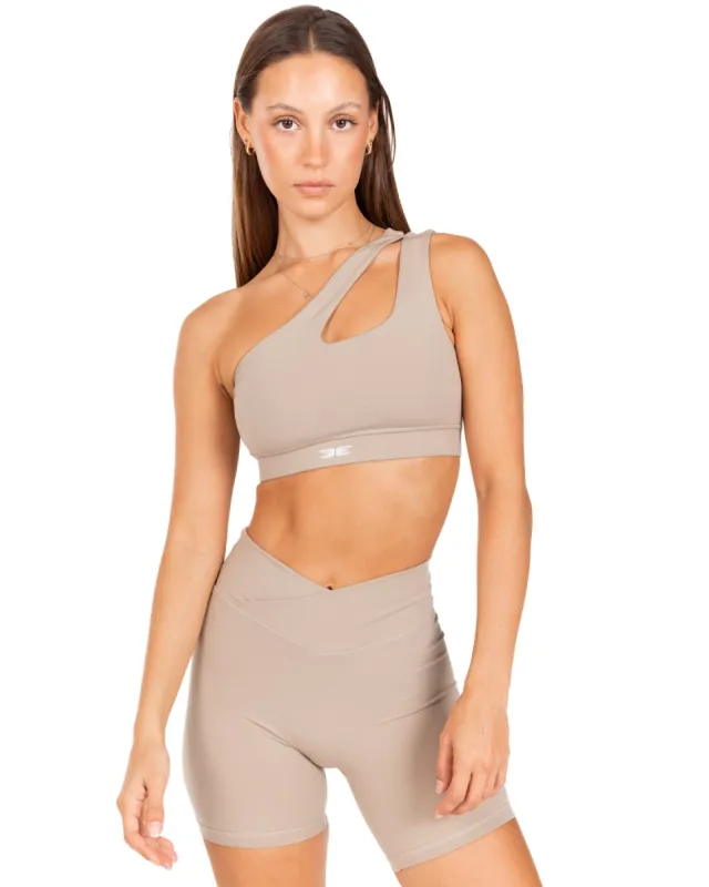 Asymmetric Bra - Vintage Khaki sold by Elite Eleven