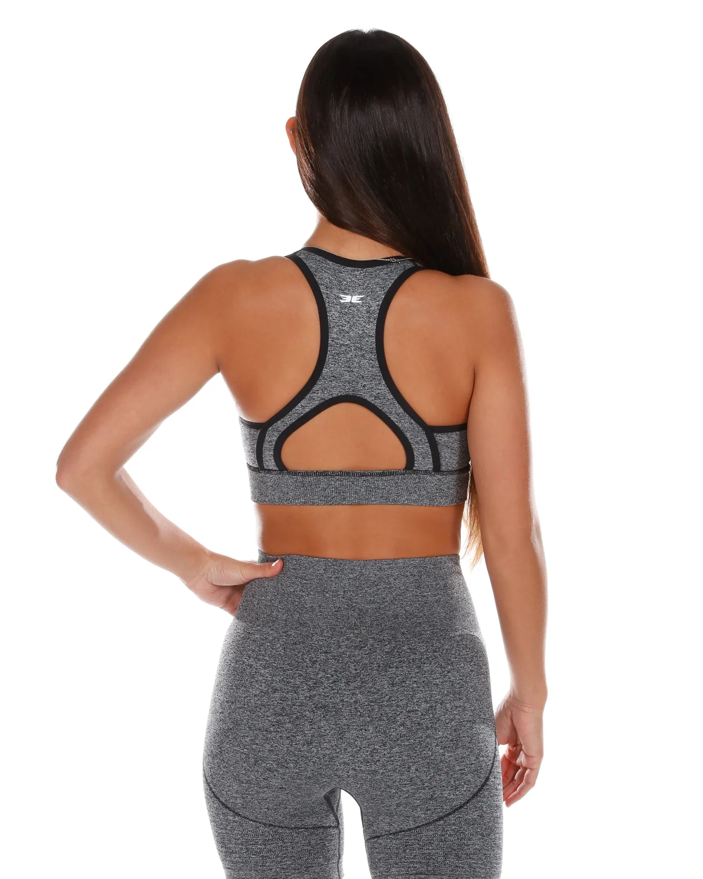 Seamless Vantage Bra - Heather black sold by Elite Eleven product image thumbnail 2