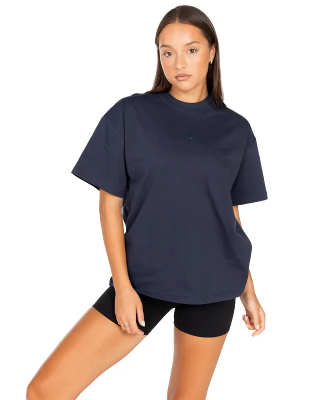 Women's Classic Tee - Navy sold by Elite Eleven