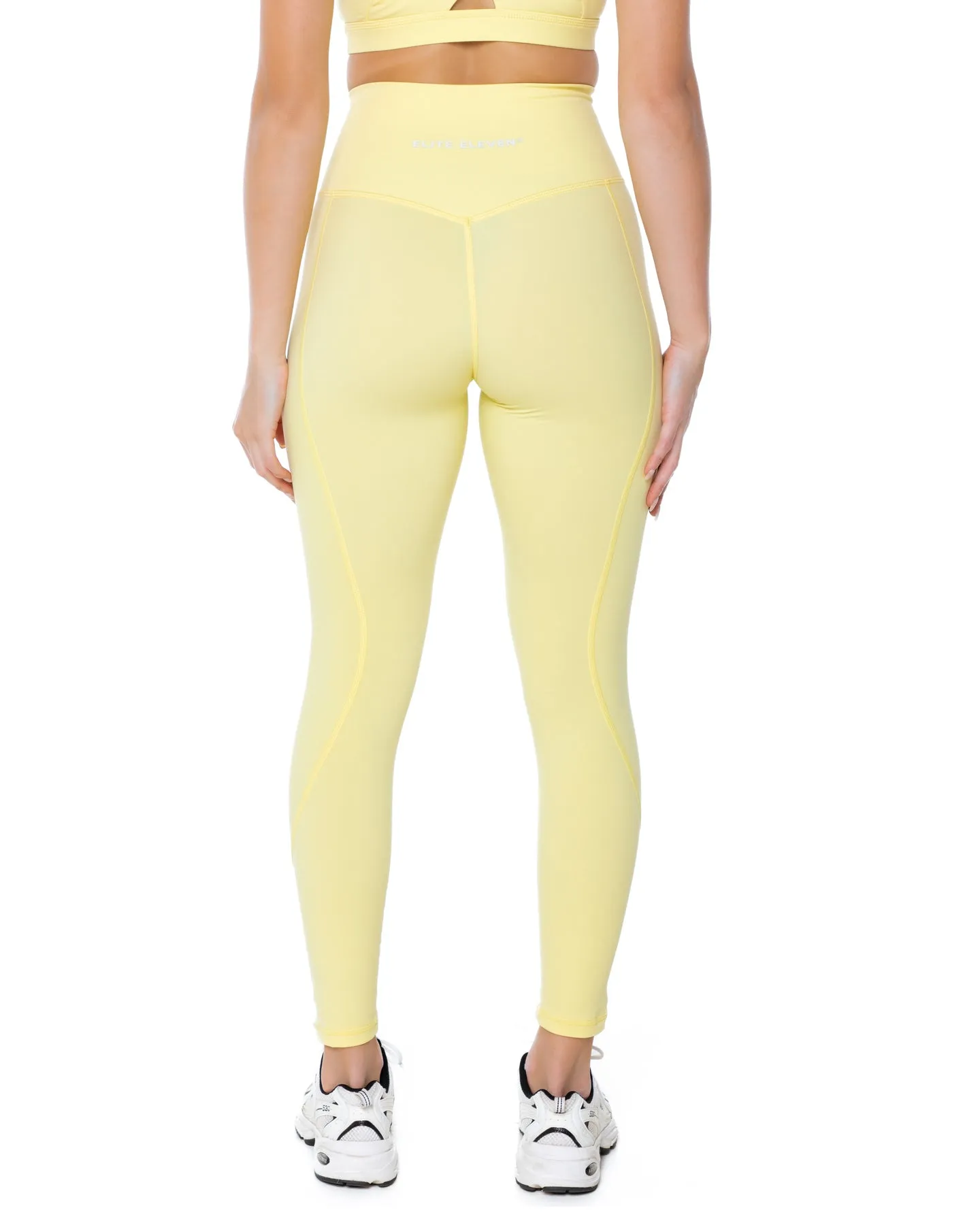 Curve Leggings - Soft Yellow sold by Elite Eleven product image thumbnail 4