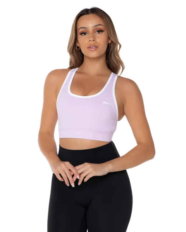 Essential Sports Bra - Pastel Purple sold by Elite Eleven