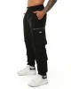 Men's Utility Cargo Pants - Black sold by Elite Eleven