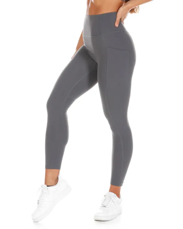 7/8 Lunar Ascend Leggings - Grey sold by Elite Eleven