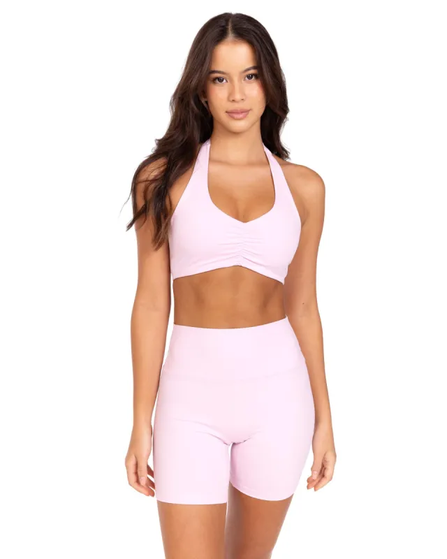 Halter Scrunch Bra - Blush Pink sold by Elite Eleven