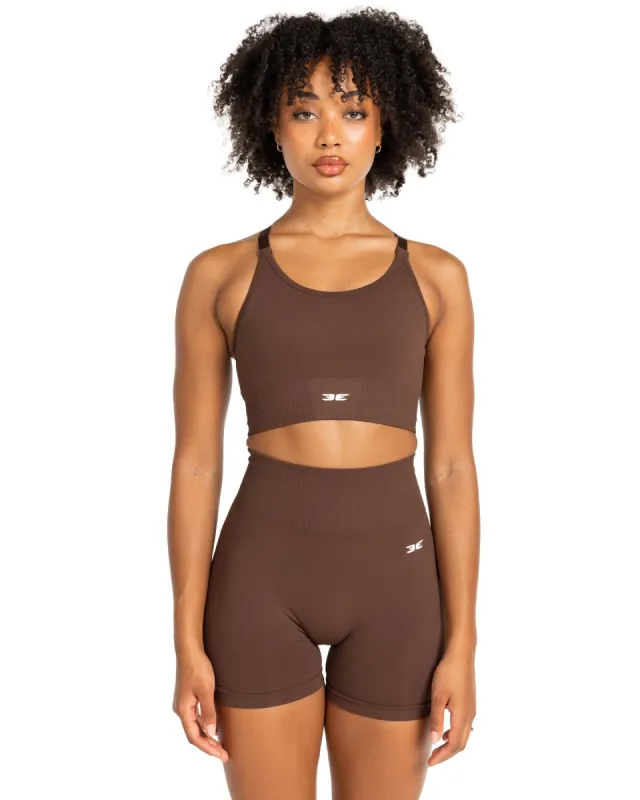 Elite Seamless V2 Bra - Chocolate sold by Elite Eleven