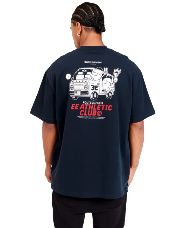 Route De Paris Tee - Navy sold by Elite Eleven