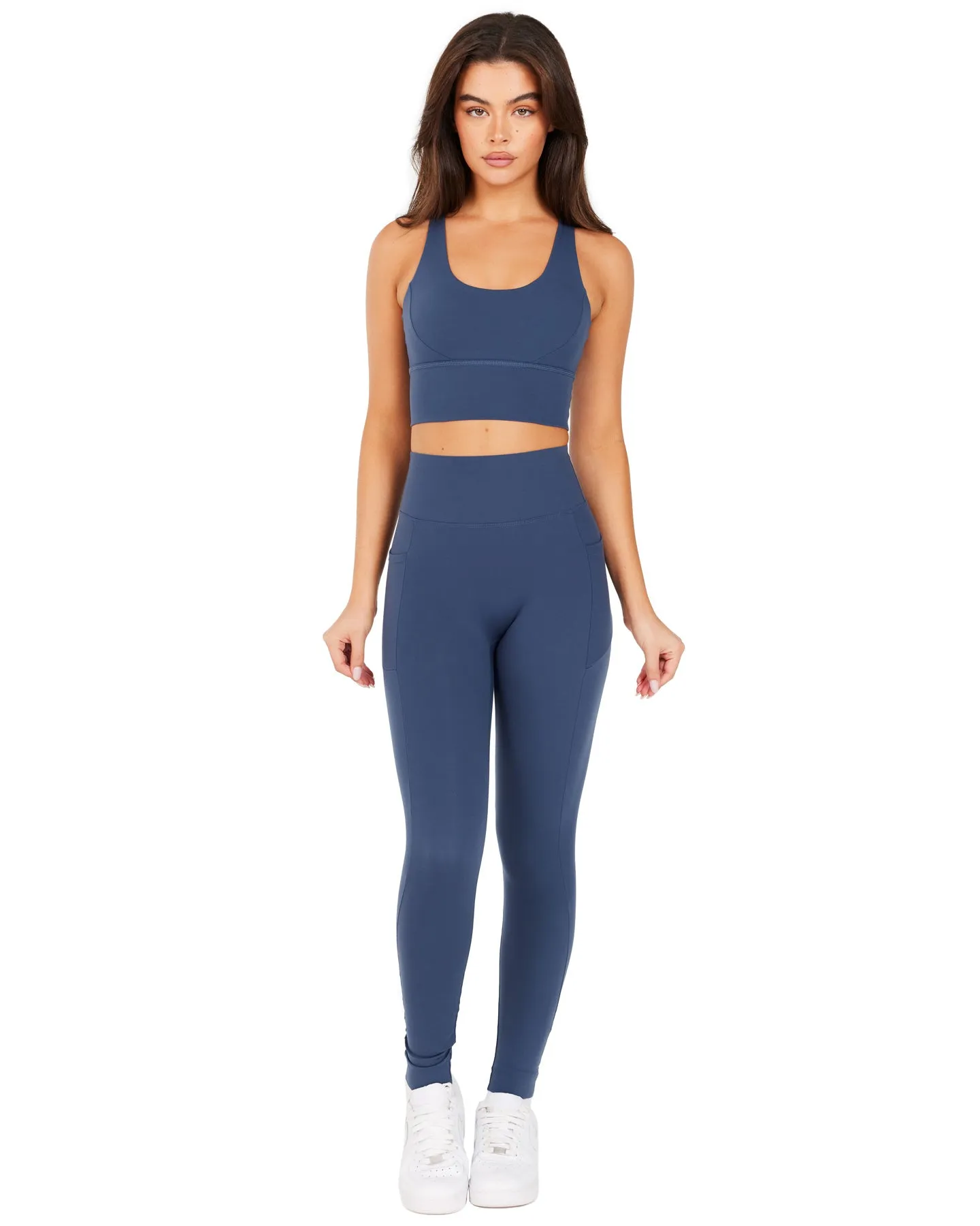 Aura Bonded Ascend Leggings - Soft Navy sold by Elite Eleven product image thumbnail 4