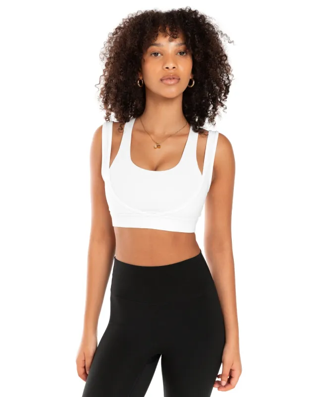 Dual Strap Bra - White sold by Elite Eleven