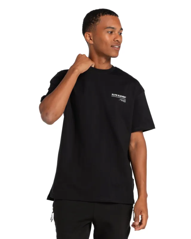 Primary Oversized Tee - Black sold by Elite Eleven