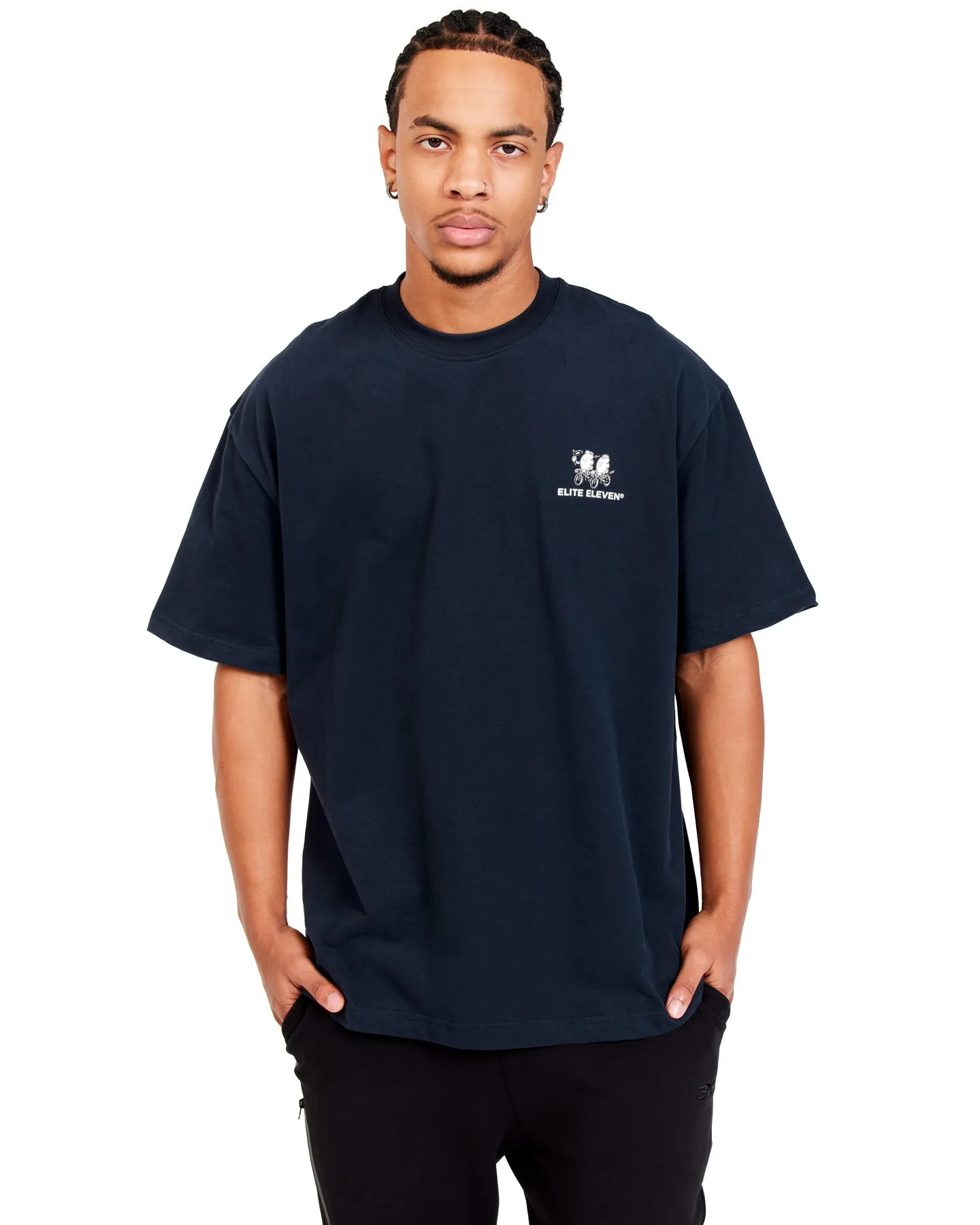 Cycling Club Tee - Navy sold by Elite Eleven