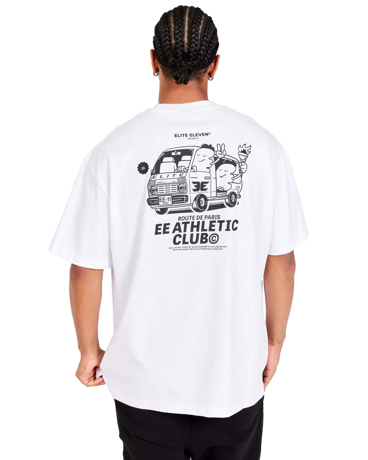 Route De Paris Tee - White sold by Elite Eleven