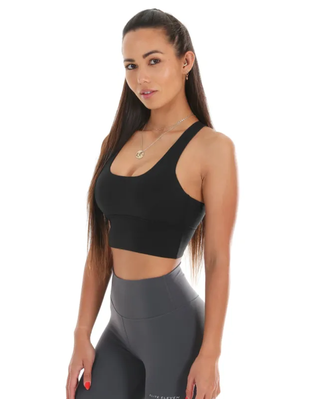 EE Square Neck Bra - Black sold by Elite Eleven