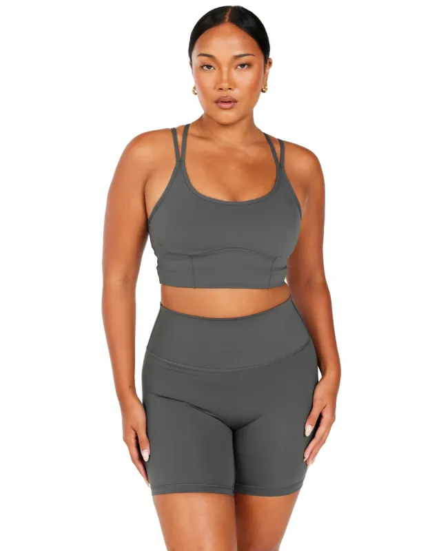 Aura Corset Bra - Cloud Grey sold by Elite Eleven