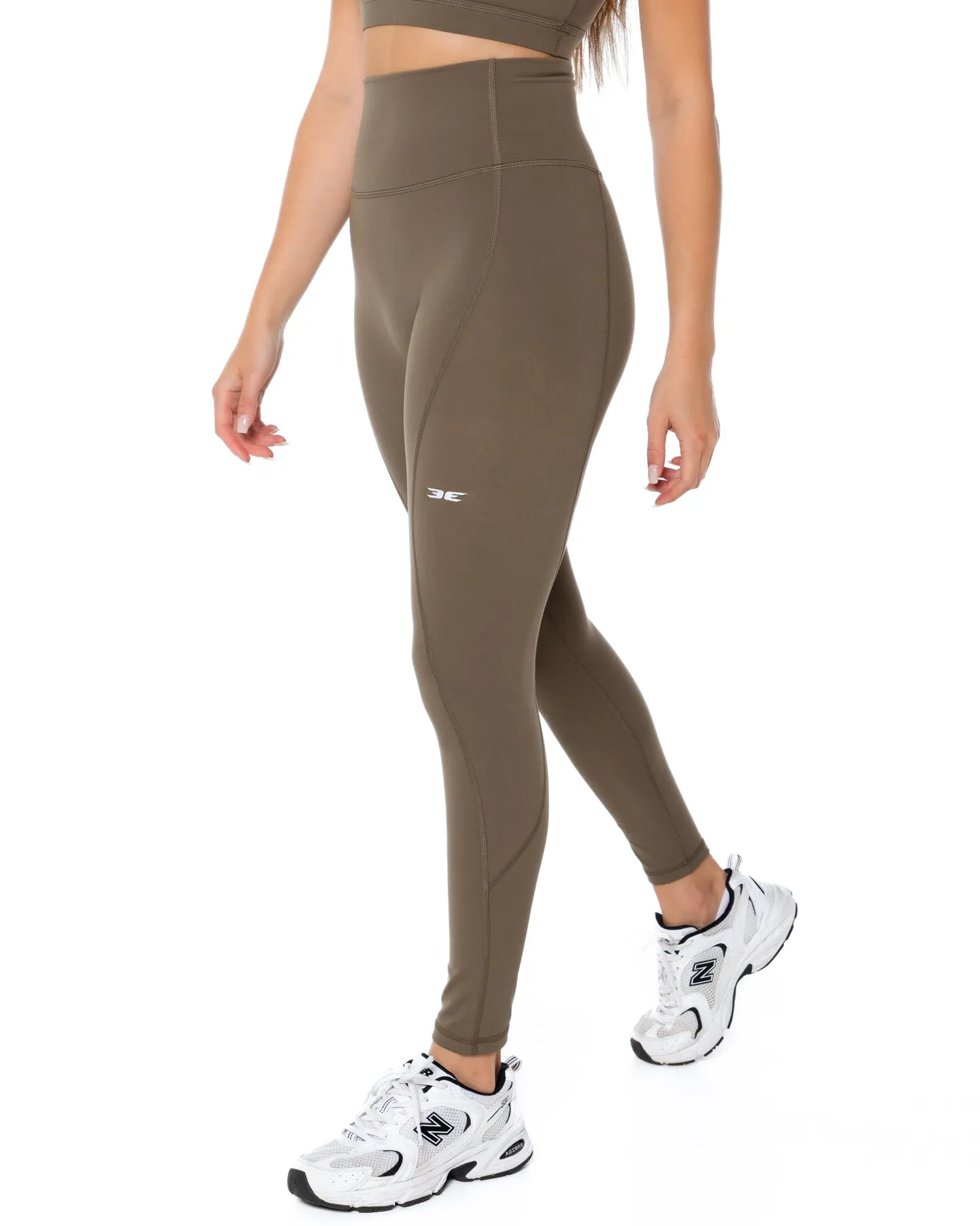 Curve Leggings - Dusty Khaki sold by Elite Eleven product image thumbnail 3