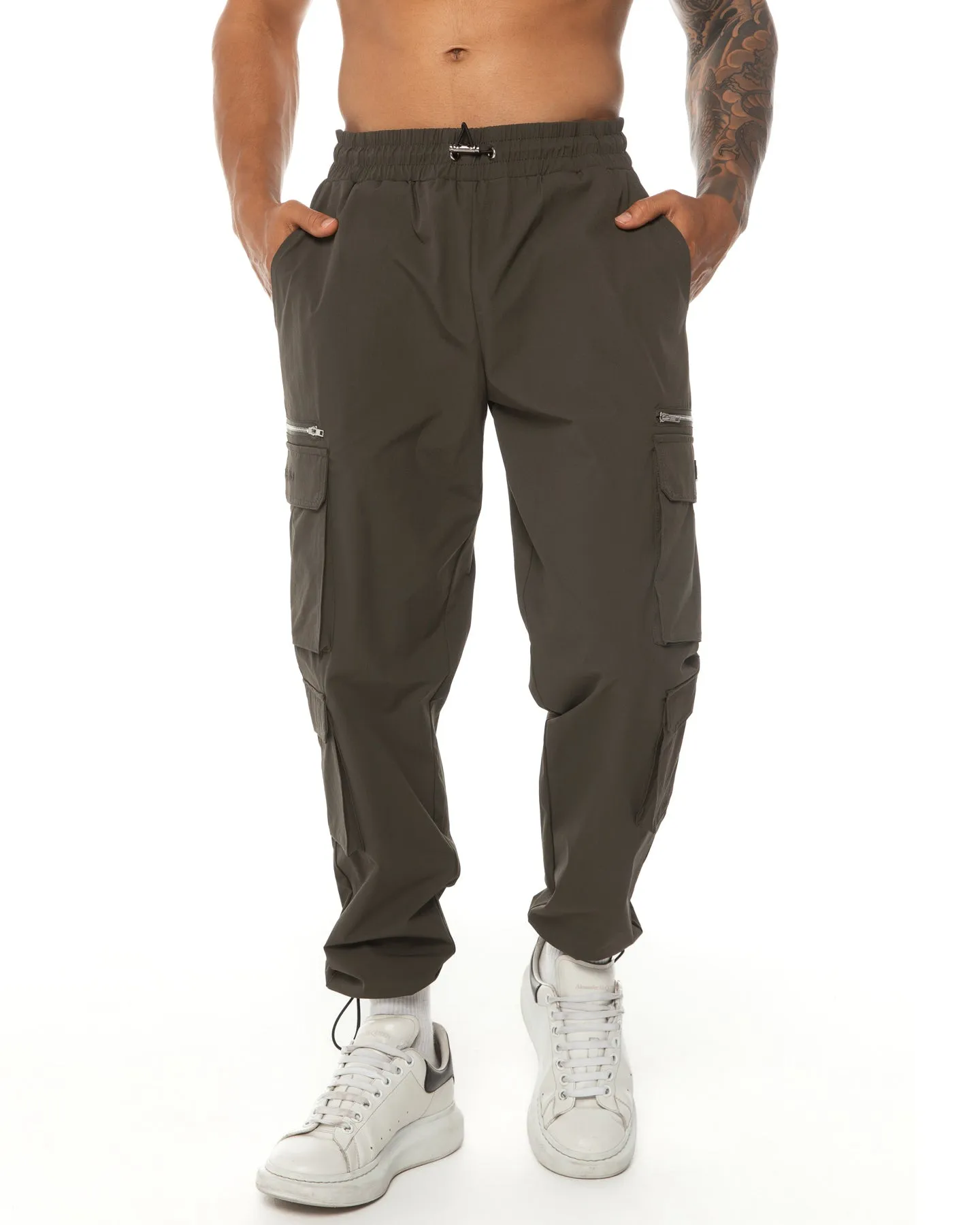 Men's Utility Cargo Pants - Khaki sold by Elite Eleven product image thumbnail 4
