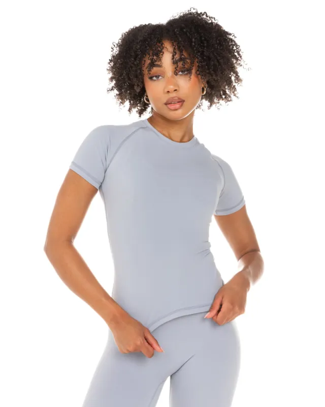 Aura Tee - Steel Grey sold by Elite Eleven