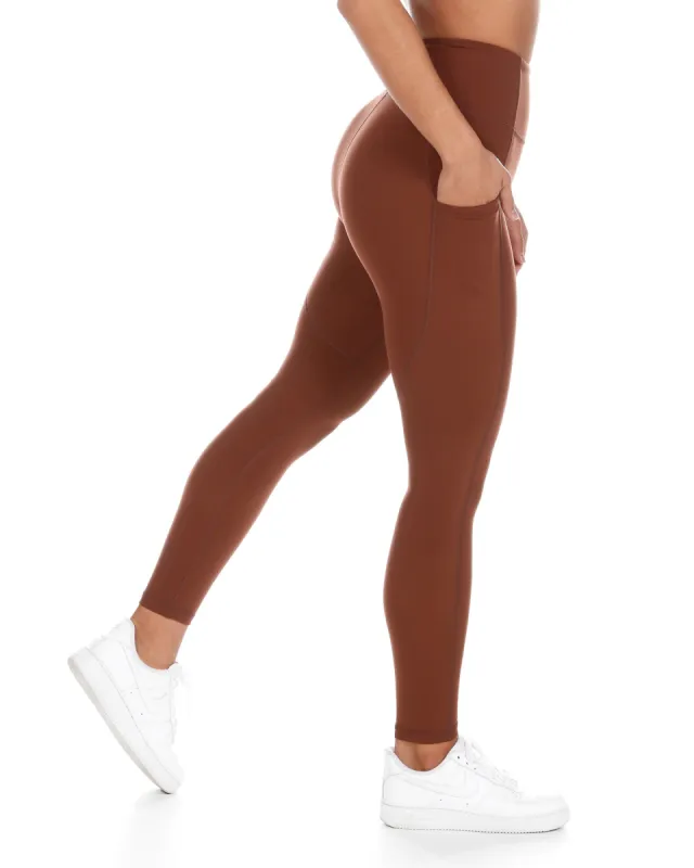 Aura Ascend Leggings - Cappuccino sold by Elite Eleven