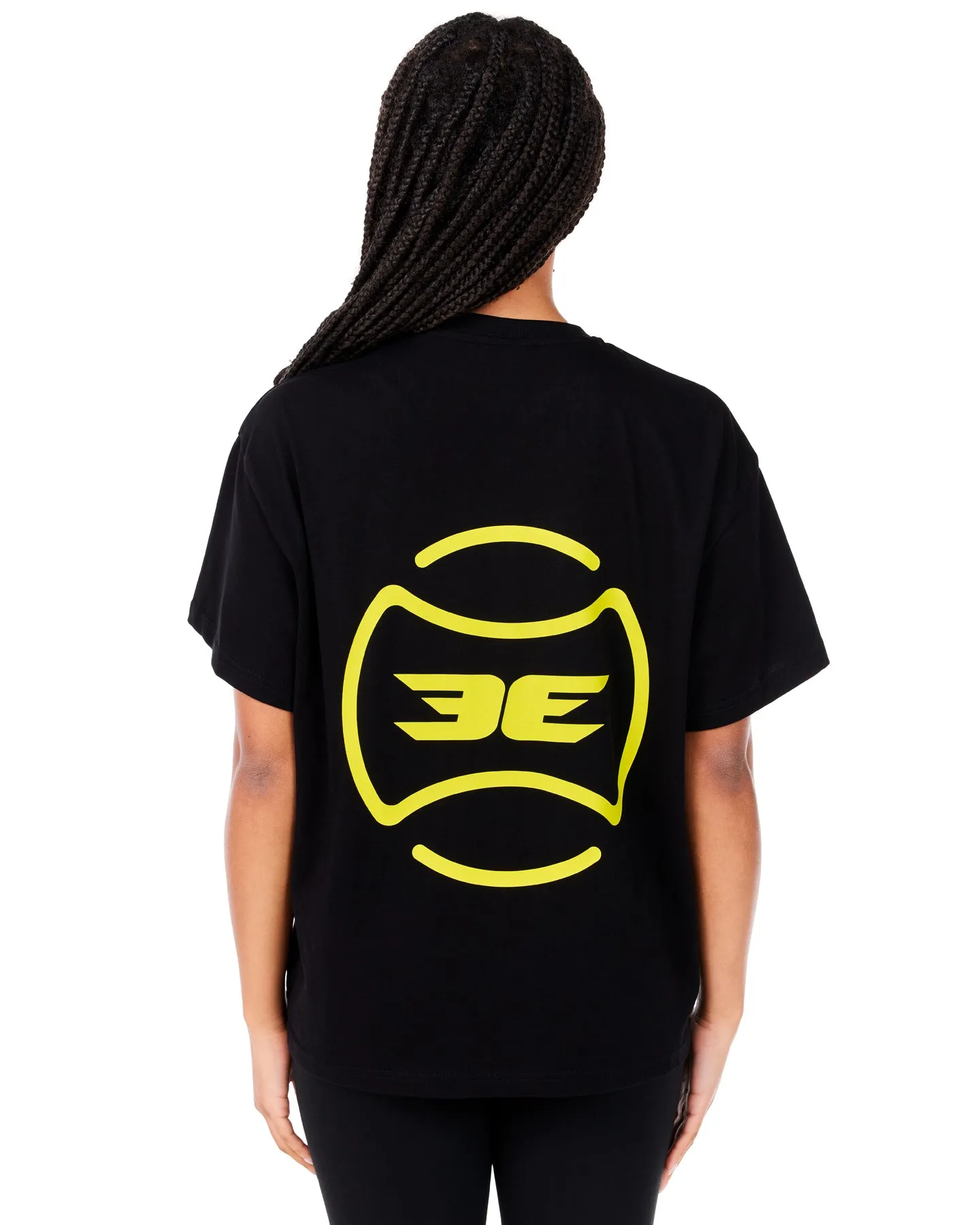 EE Tennis Women's Oversized Tee - Black sold by Elite Eleven product image thumbnail 2