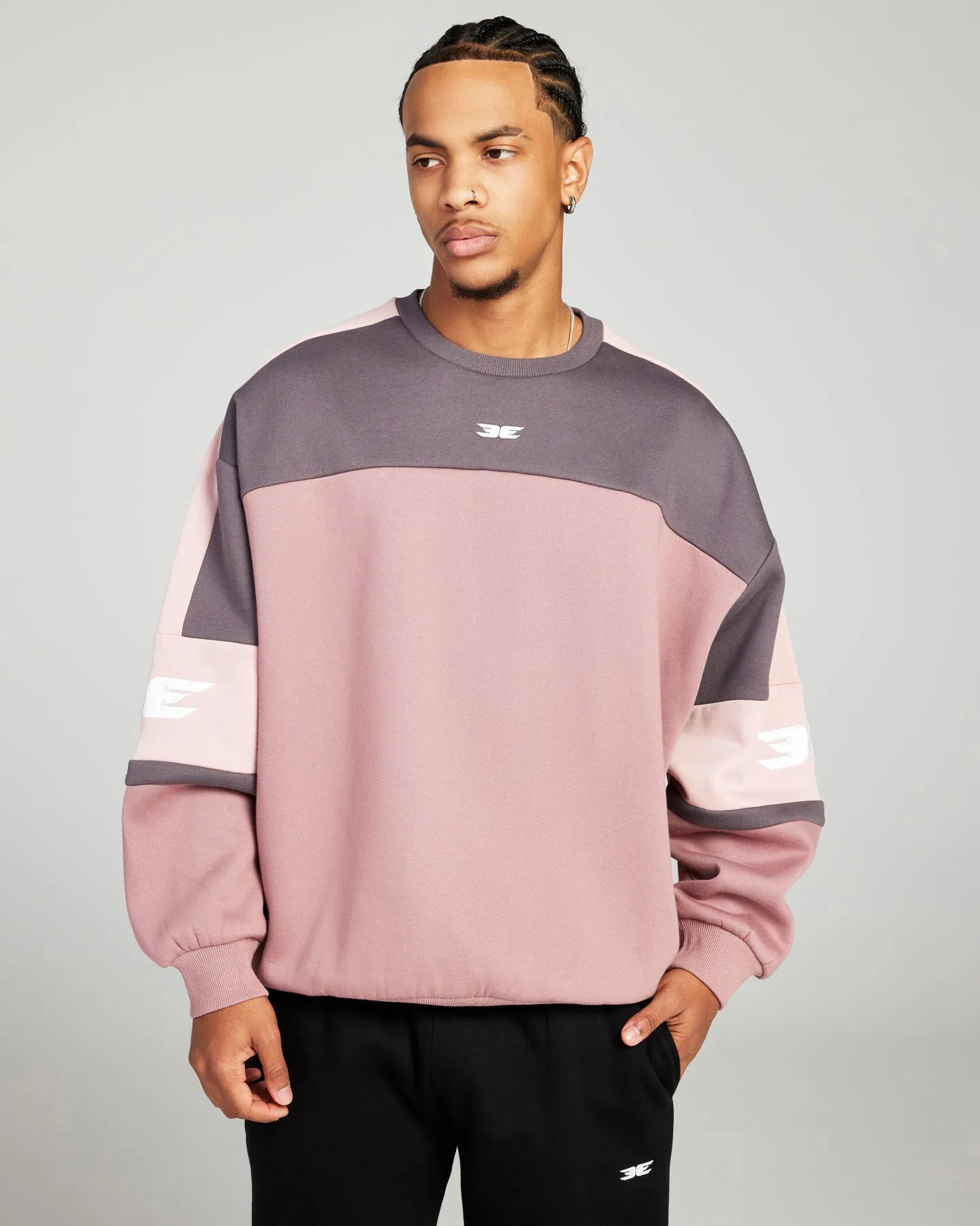 '99 Panel Crewneck - Pink sold by Elite Eleven product image thumbnail 3