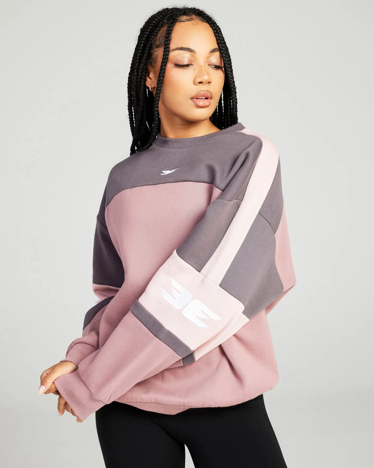 '99 Panel Crewneck - Pink sold by Elite Eleven product image thumbnail 4