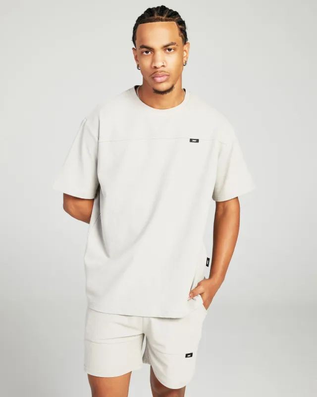 Signal Waffle Tee - Taupe made by Elite Eleven