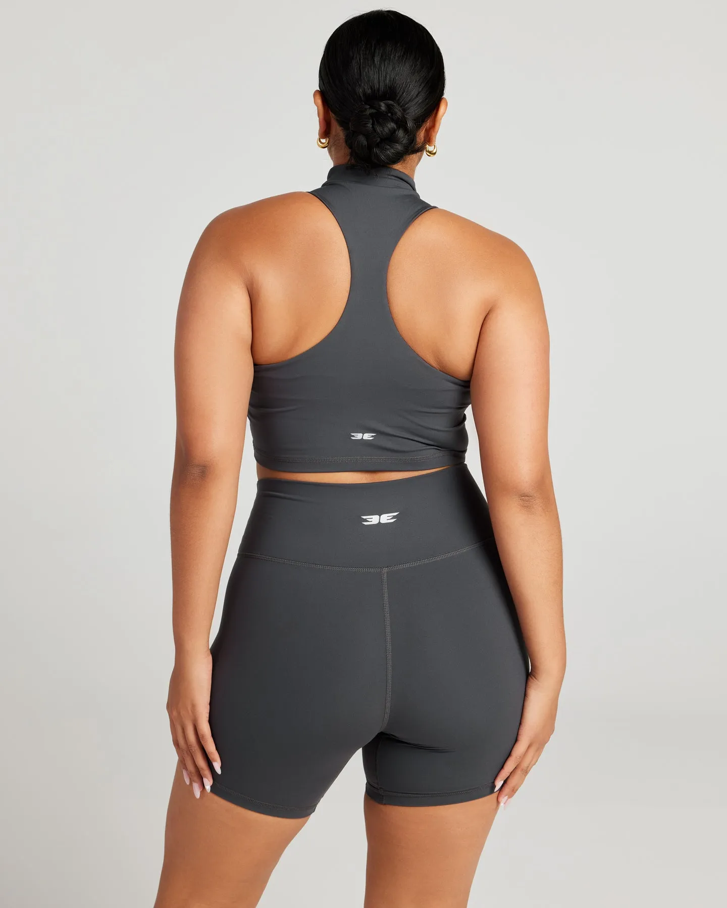 Aura Mock Neck Tank - Charcoal sold by Elite Eleven product image thumbnail 2