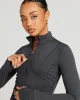 Cropped Aura Jacket - Charcoal sold by Elite Eleven