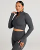 Cropped Aura Jacket - Charcoal sold by Elite Eleven