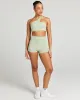 Aura SF Micro Shorts - Light Sage sold by Elite Eleven