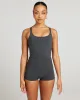 Aura Thin Strap Tank - Charcoal sold by Elite Eleven