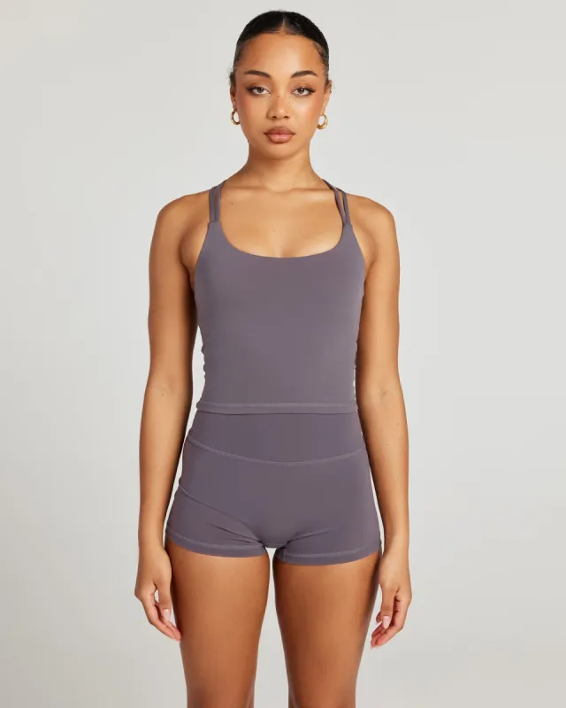 Aura Thin Strap Tank - Haze sold by Elite Eleven