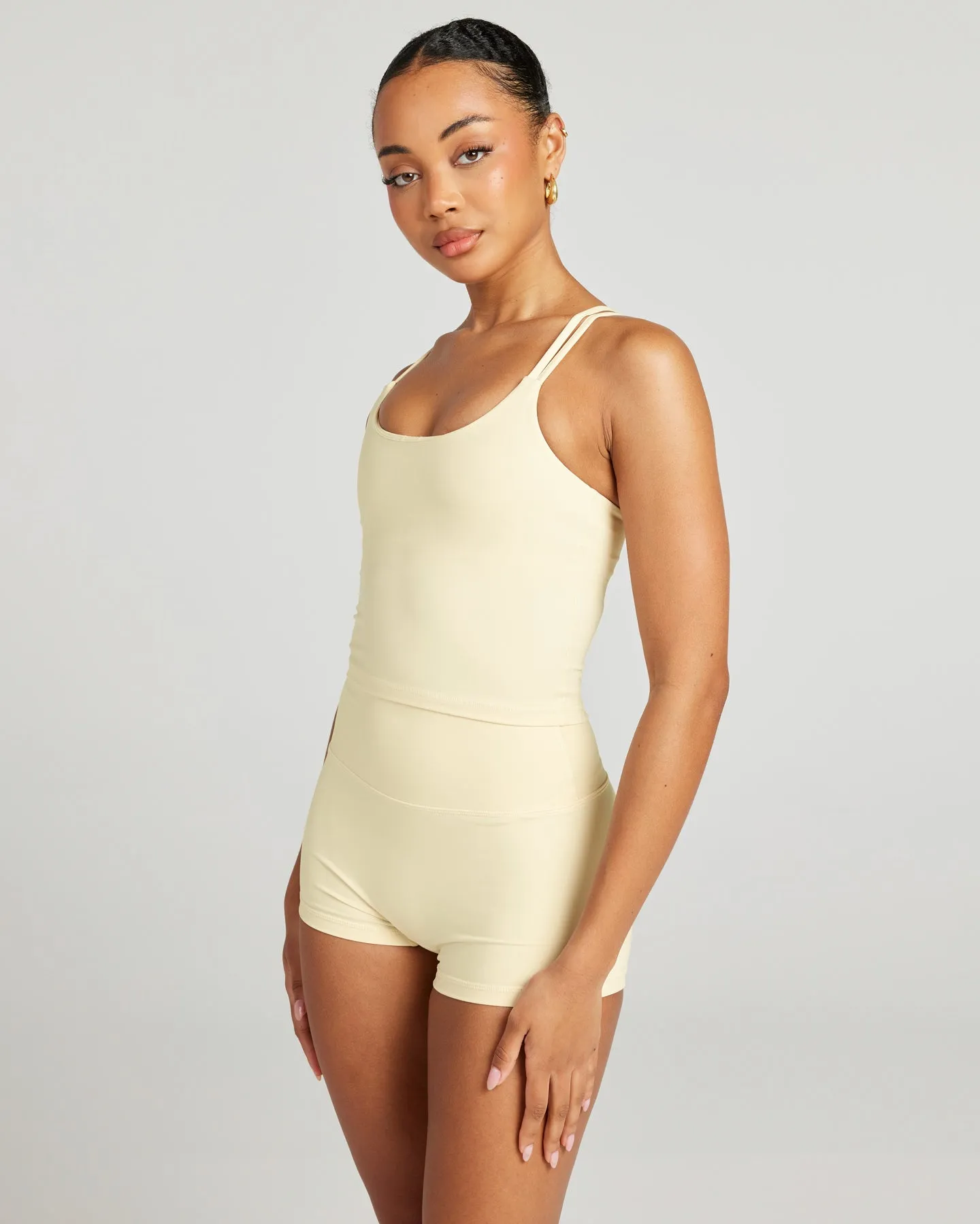 Aura Thin Strap Tank - Butter sold by Elite Eleven product image thumbnail 3