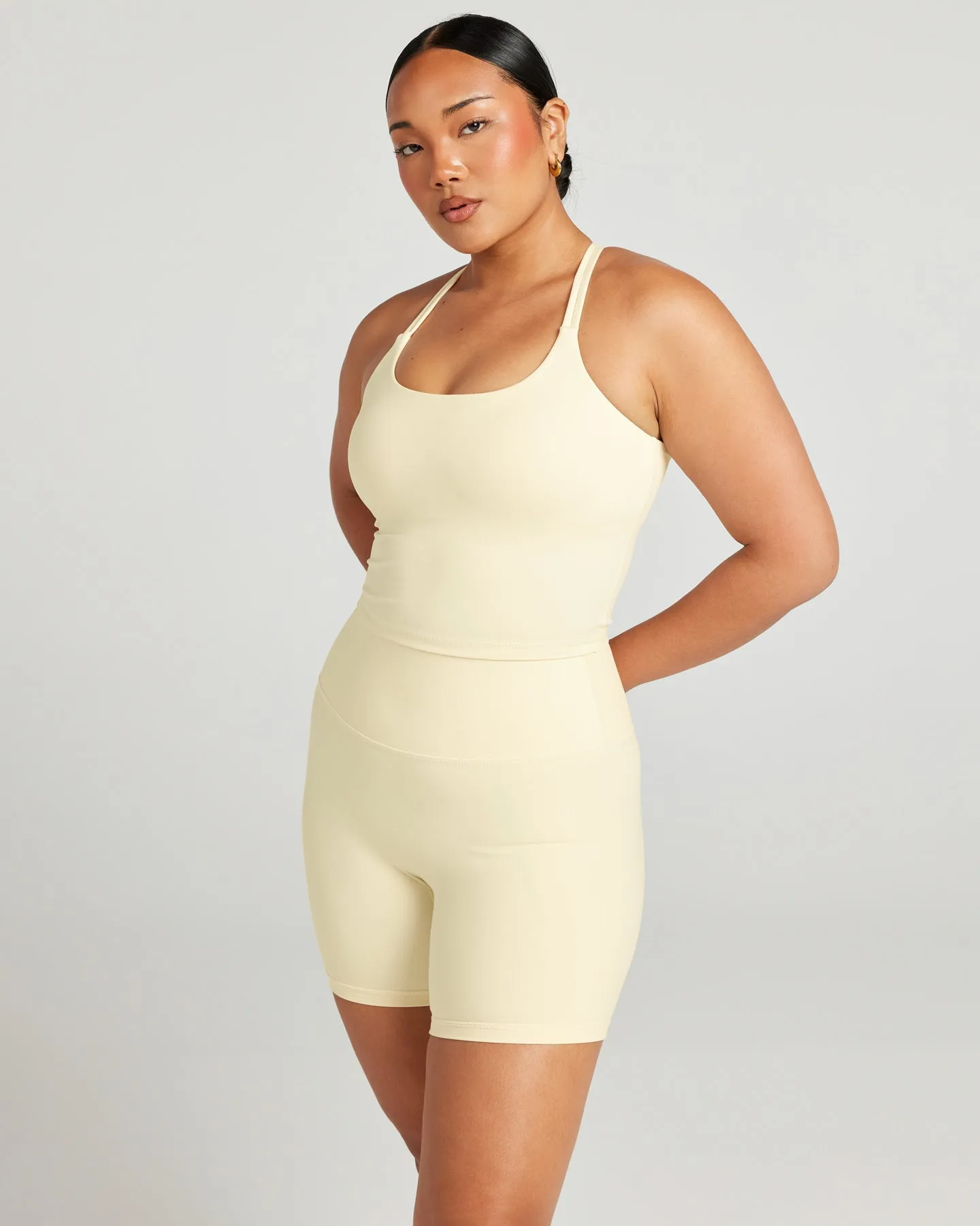 Aura Thin Strap Tank - Butter sold by Elite Eleven product image thumbnail 5
