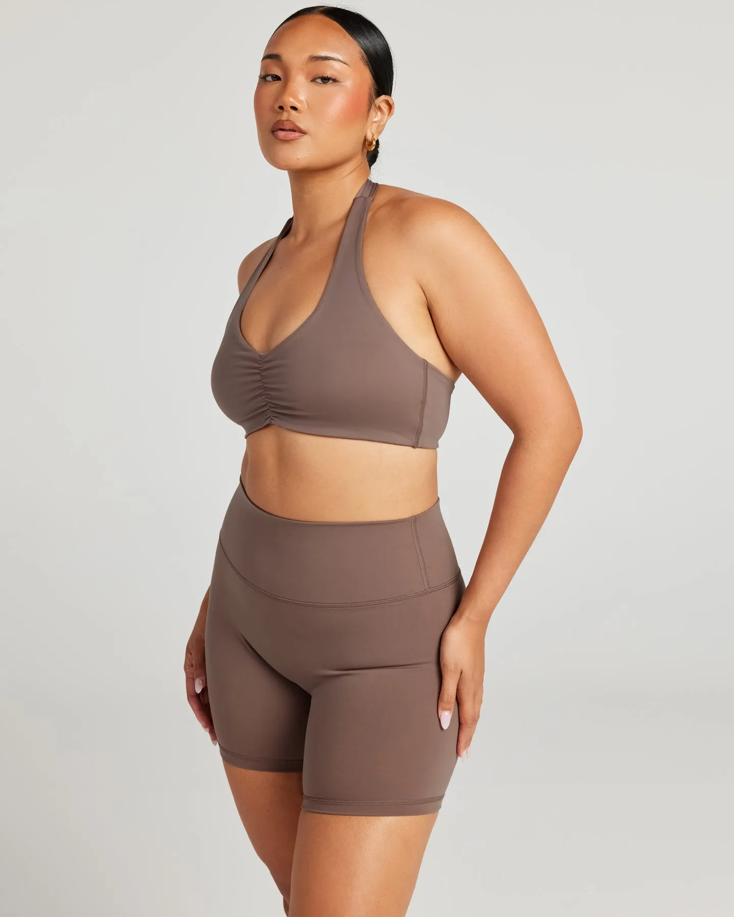 Halter Scrunch Bra - Mushroom sold by Elite Eleven product image thumbnail 5