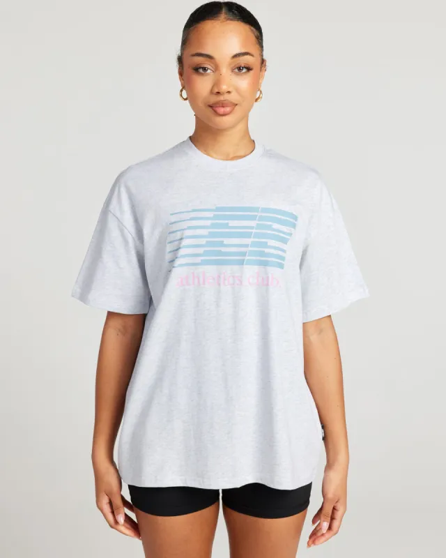 Women's Athletics Club Tee - Grey Marle sold by Elite Eleven