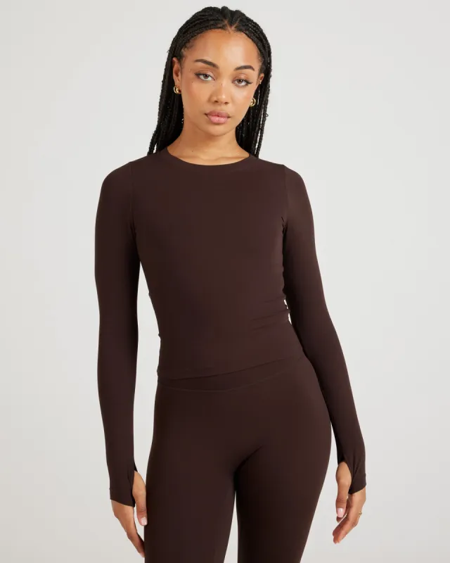 Airey Long Sleeve - Espresso sold by Elite Eleven