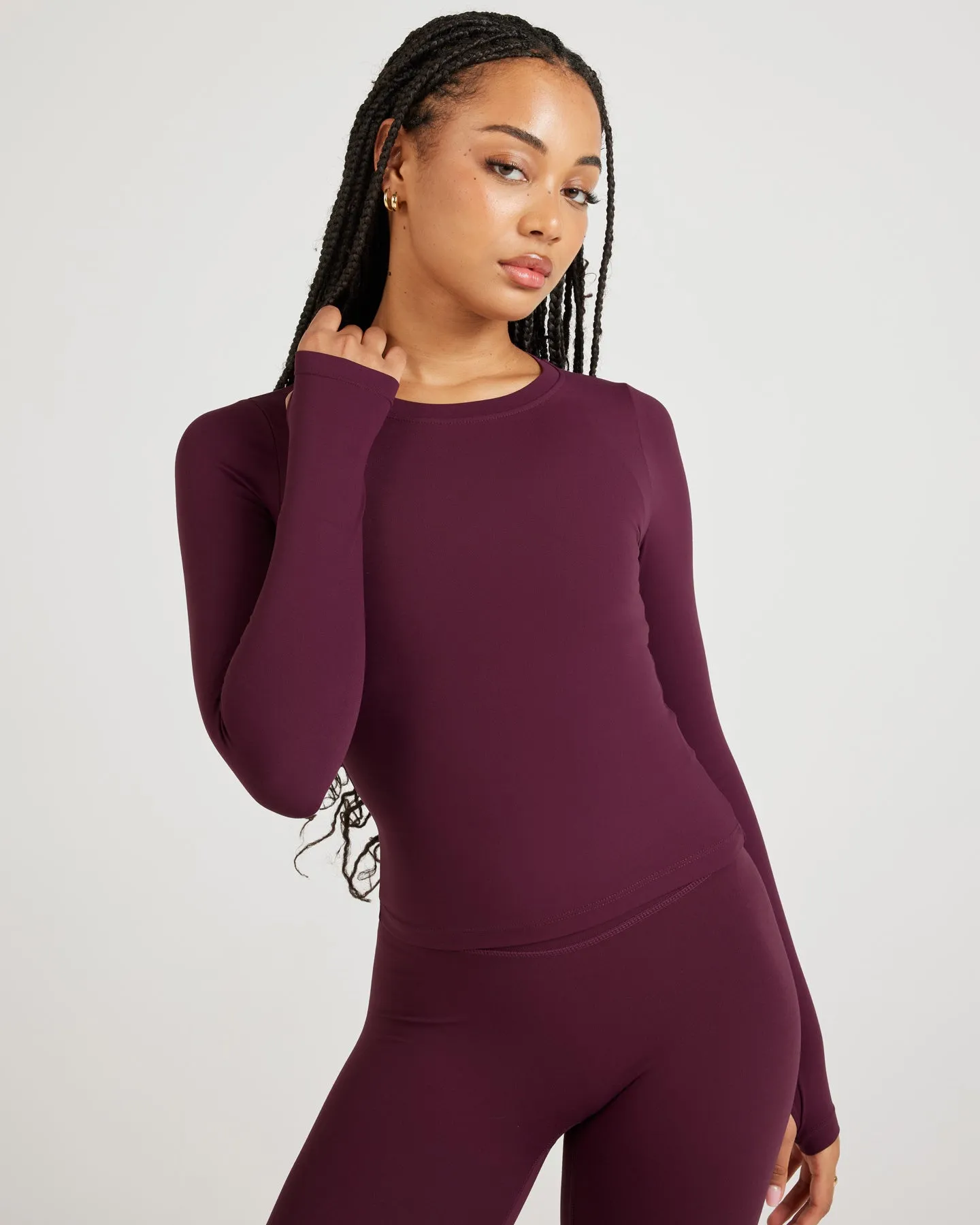 Airey Long Sleeve - Cherry Cola sold by Elite Eleven product image thumbnail 3