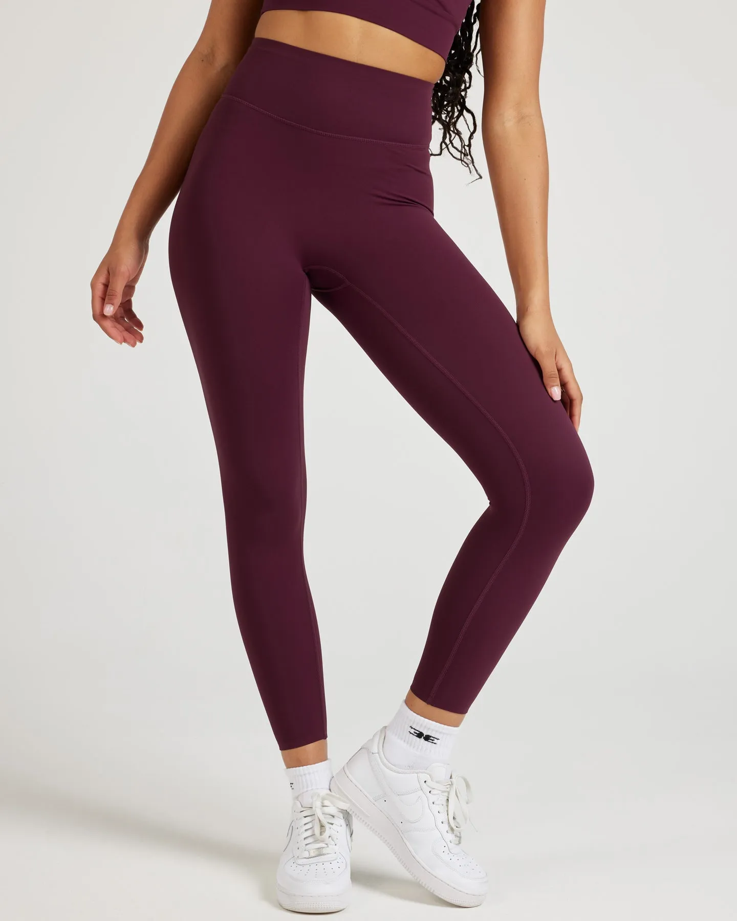 7/8 Airey Leggings - Cherry Cola sold by Elite Eleven